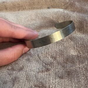 Silver Constellation Cuff Bracelet